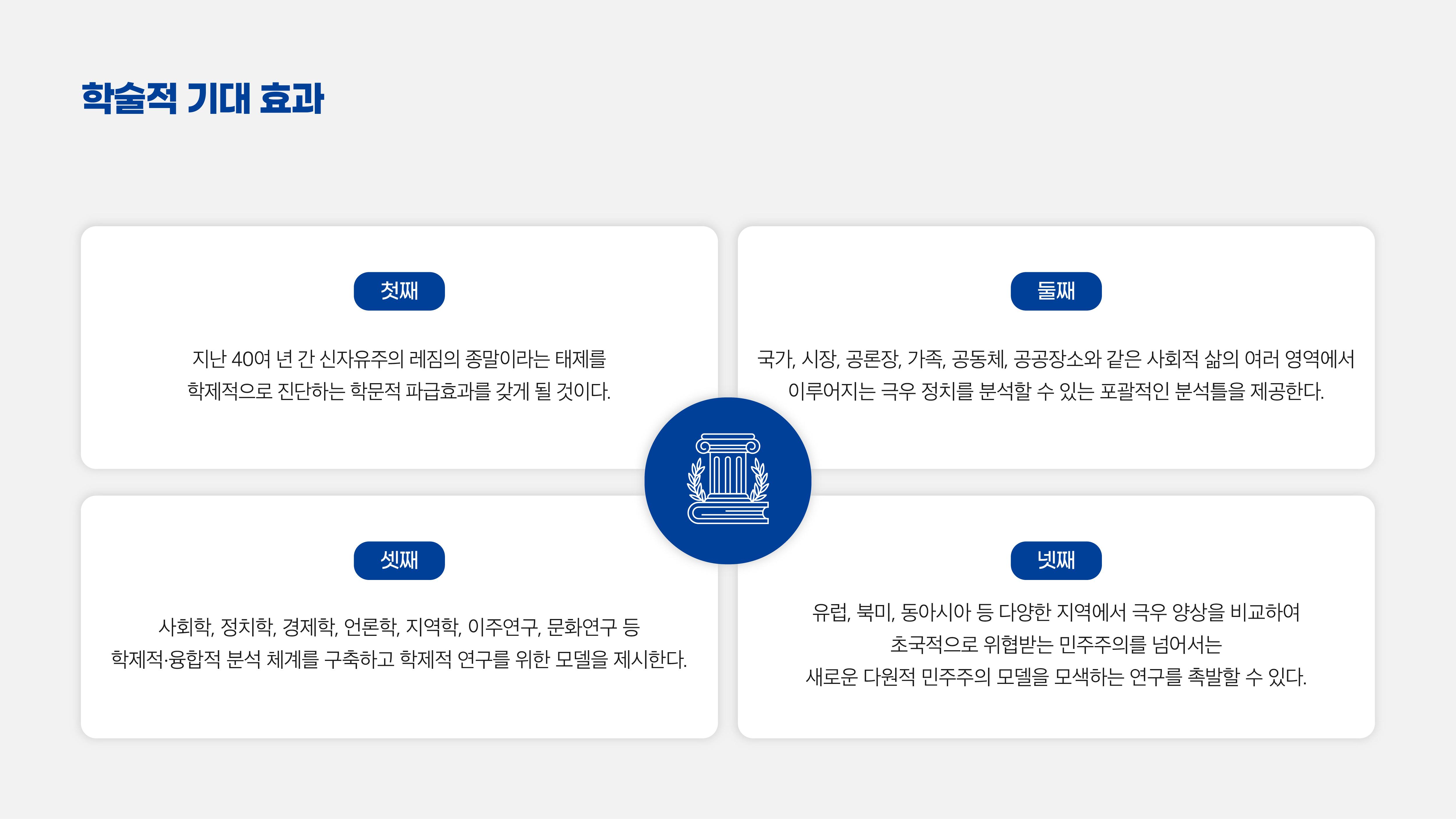 학술적 기대효과